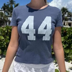 Brandy Melville John Galt 44 Graphic Baby Tee